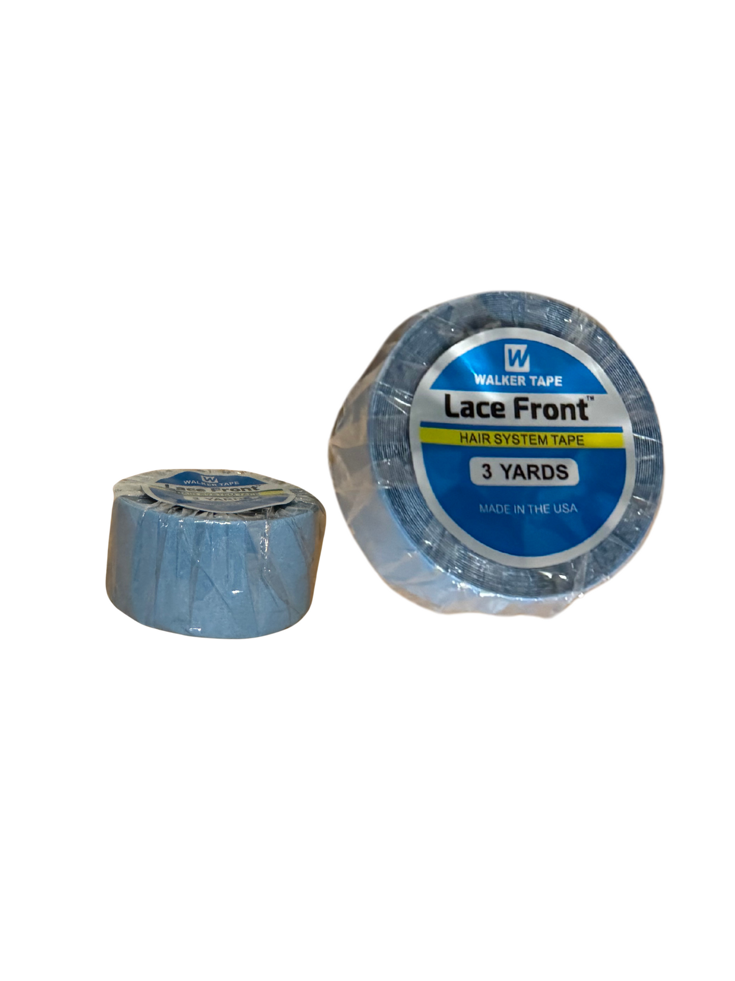 3 yard blue tape double sided walker tape - Wonder Rose Hair Studio