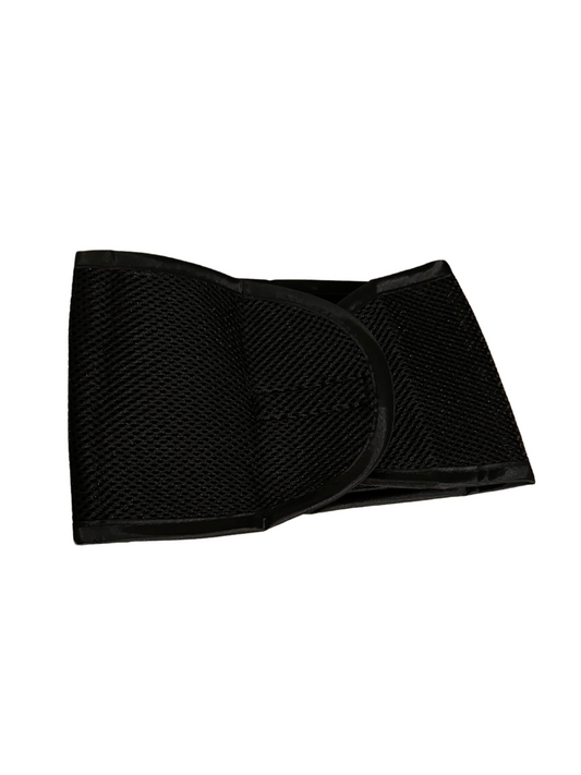 Black mesh setting headwrap - Wonder Rose Hair Studio