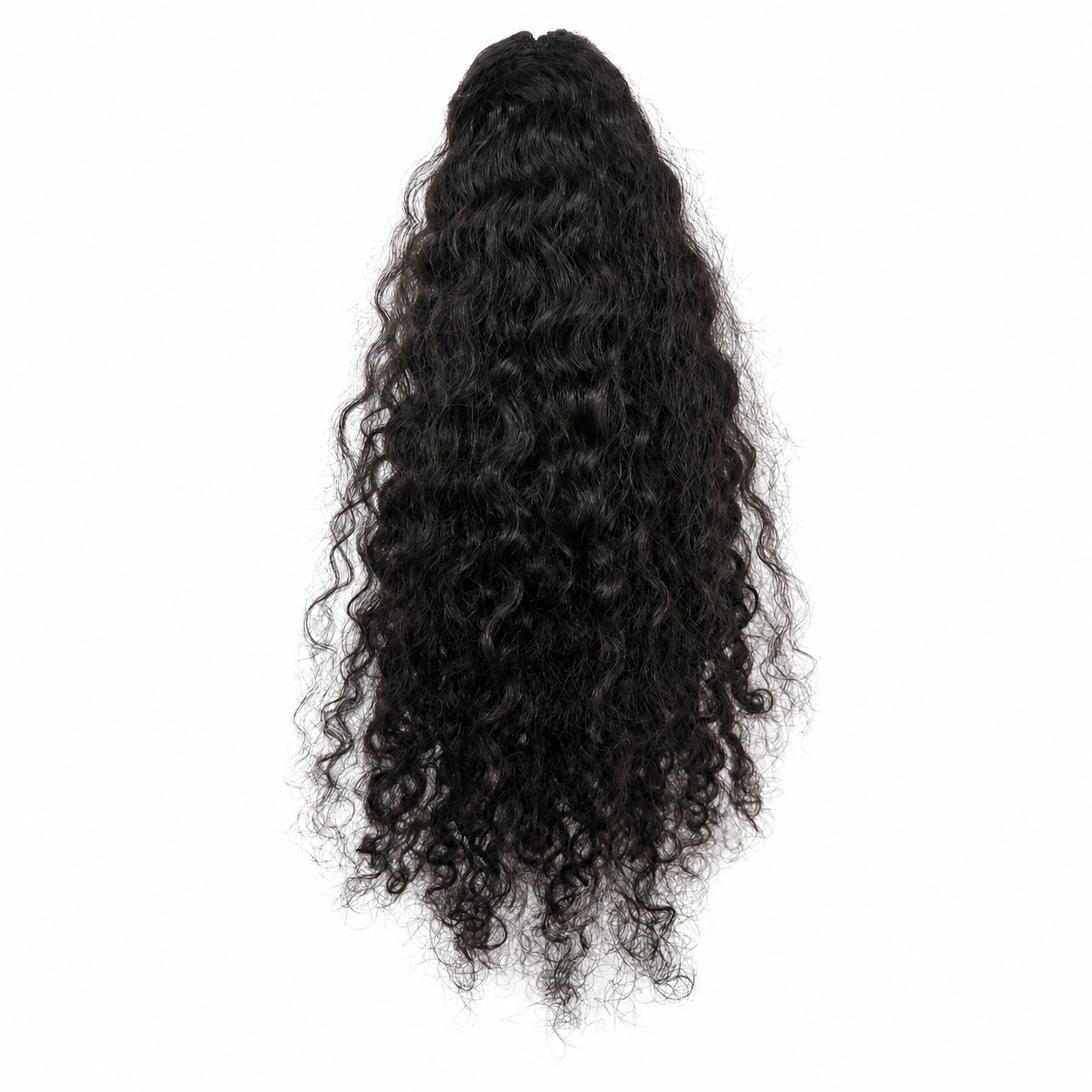Burmese curly 22” Drawstring Ponytail