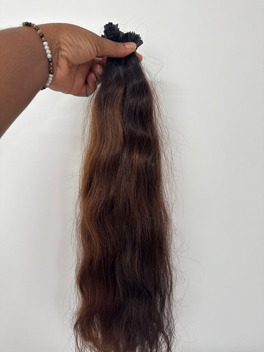 Body Wave Human Hair K-Tip Extensions – 18