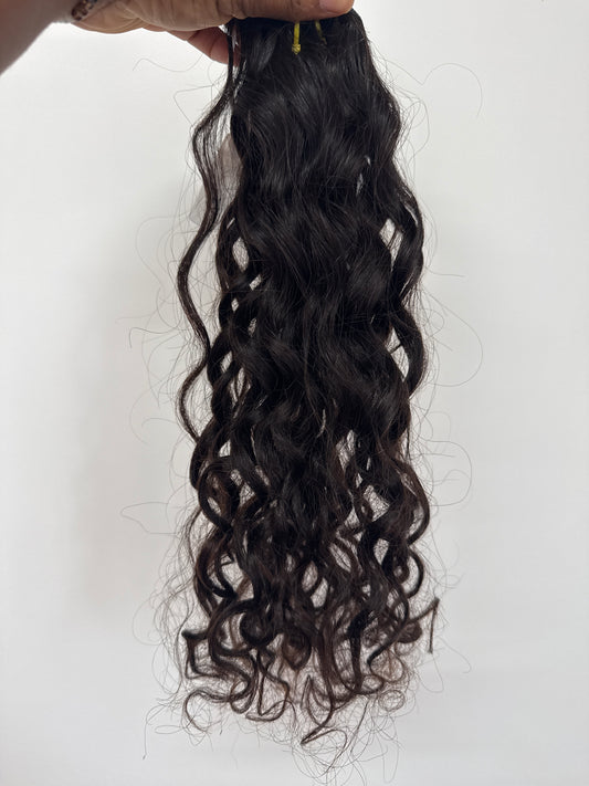 Italian Curly Virgin Human Hair Bundle – 18”