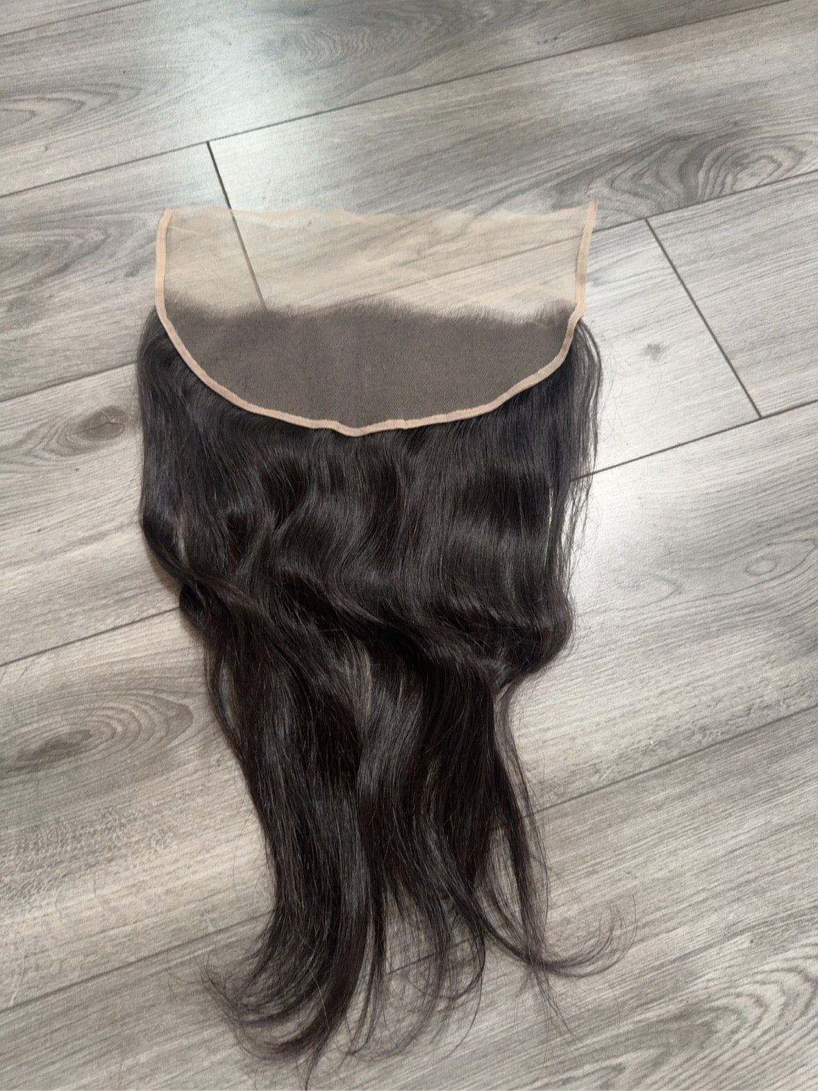 Raw Indonesian Natural Straight 13×4 Transparent Lace Frontal
