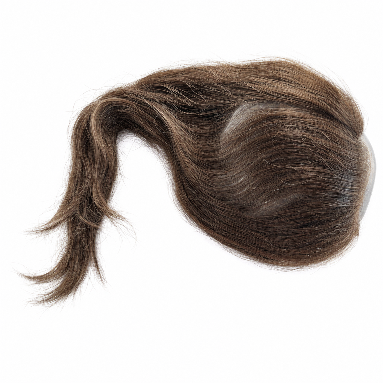 13” Men Transparent ultra-thin skin base with V-looped hair all over thinnest 0.03mm skin