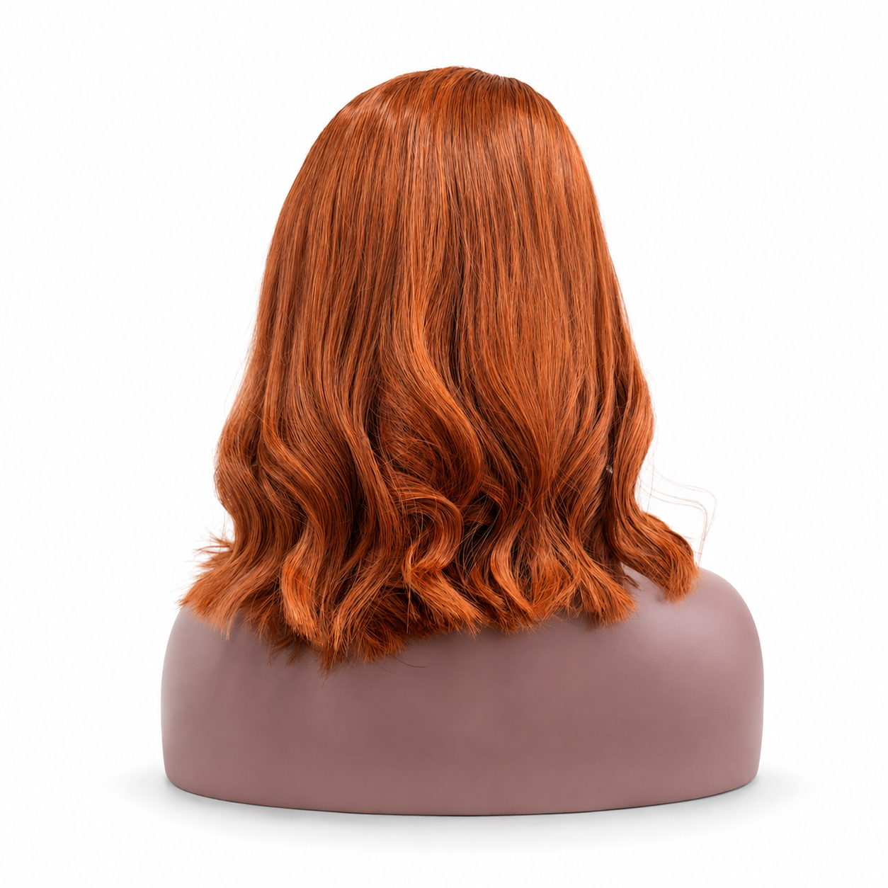 Ginger Virgin Human Hair 13×4 Transparent Lace Frontal Bob Wig – 15”