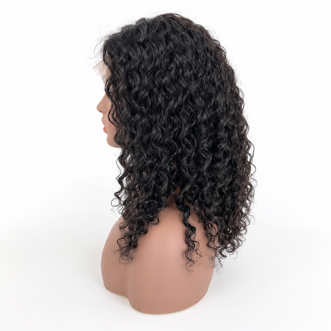 Natural Black Deep-Wave 5×5 HD Lace Closure Wig – 18”