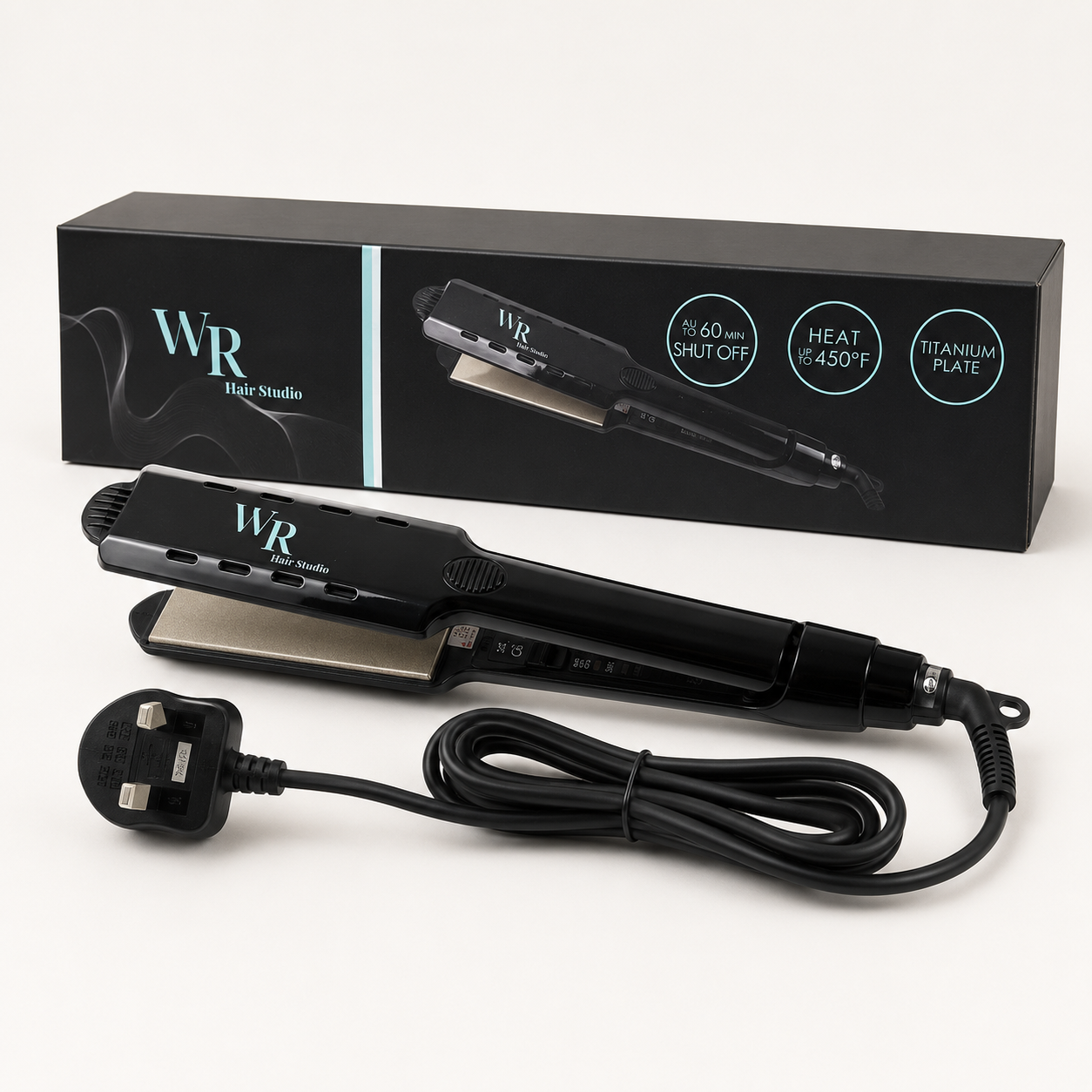 Wonder Rose Wide-Plate Titanium Hair Straighteners
