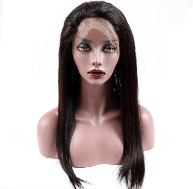 Natural Straight Virgin Lace Front Wig 13x4 - Wonder Rose Hair Studio
